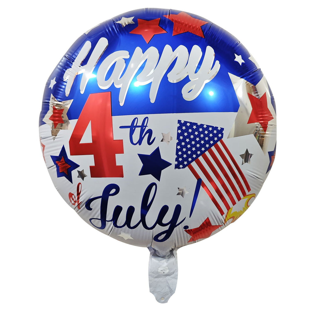 Unisex large foil balloon in USA flag shape with self-sealing valve and reusable Kalsten