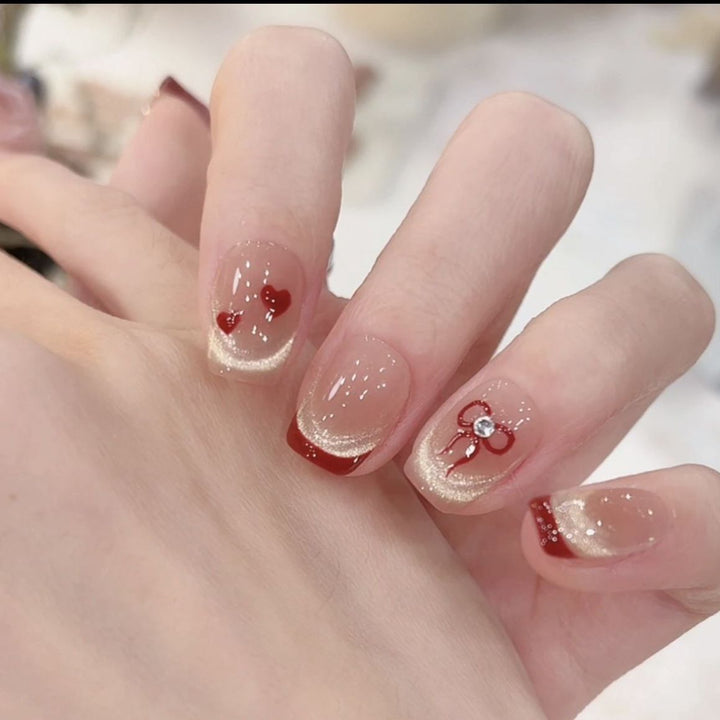 Artistic Nail Art Extensions with Floral Accents Kalsten