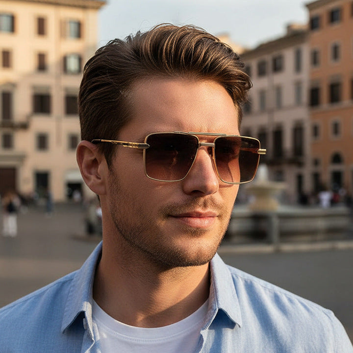 Ladies futuristic square sunglasses Kalsten