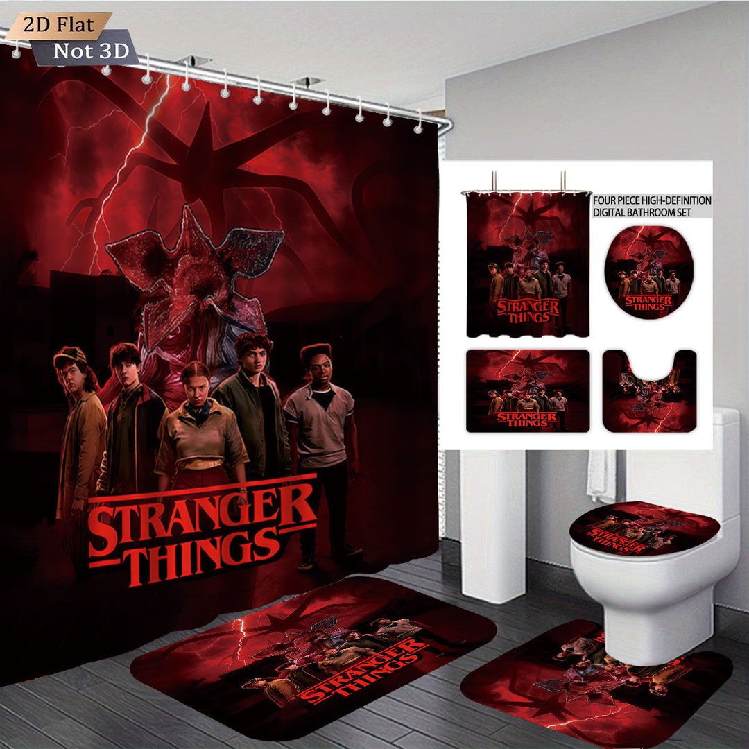 Stranger Things Adventure-Themed Digital Bathroom Set Kalsten