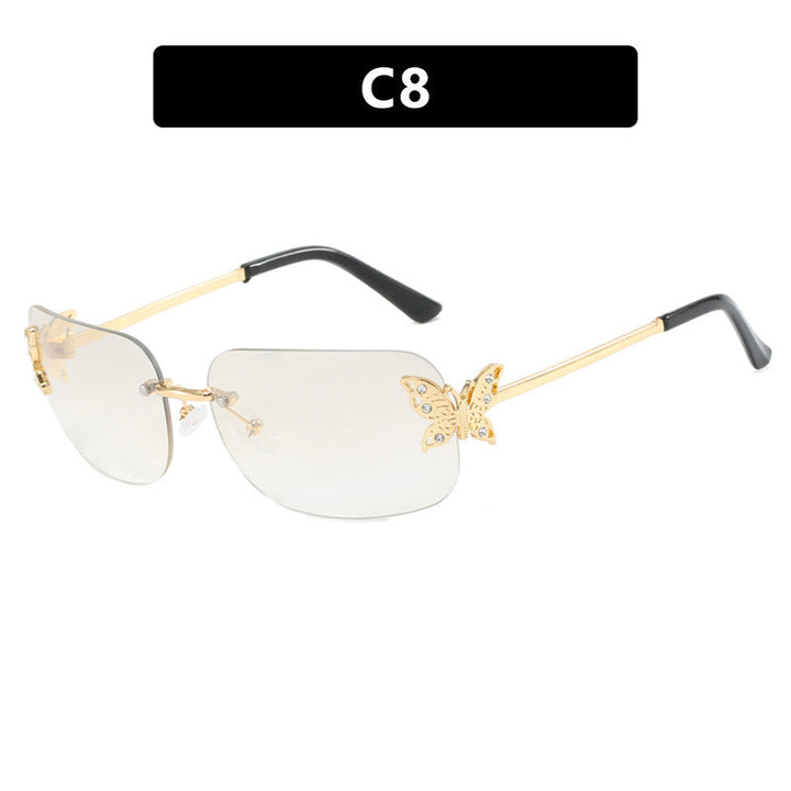 Ladies fashionable sunglasses with delicate butterfly design and protective lenses Kalsten