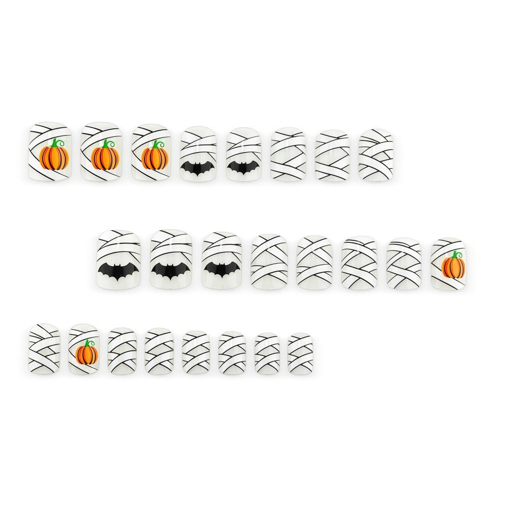 Halloween Artificial Nails with Creepy Designs Kalsten