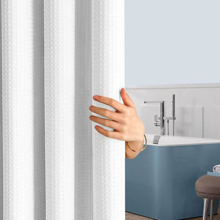 Textured Bathroom Shower Curtain Kalsten