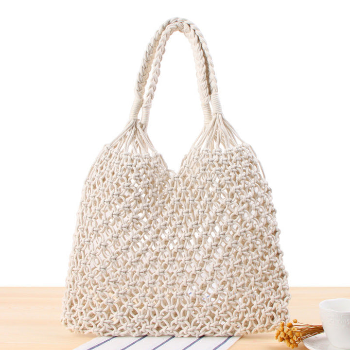 Handbag Made of Durable Hand-Knotted Net Material Kalsten