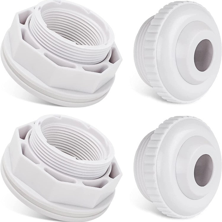 Adjustable threaded PVC toilet pan connector and waste flange adapter Kalsten