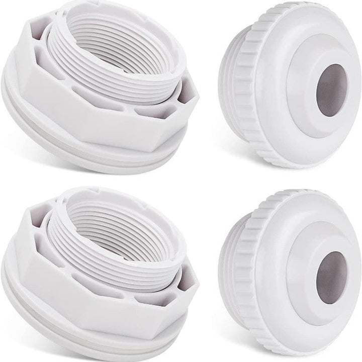 Adjustable threaded PVC toilet pan connector and waste flange adapter Kalsten