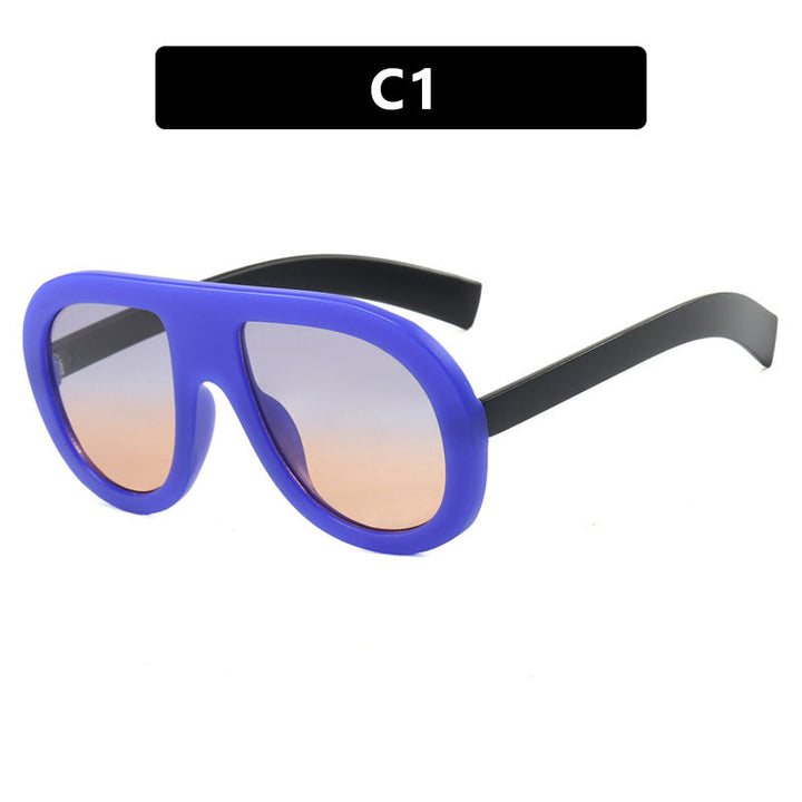 Ladies oversized sunglasses in futuristic design Kalsten