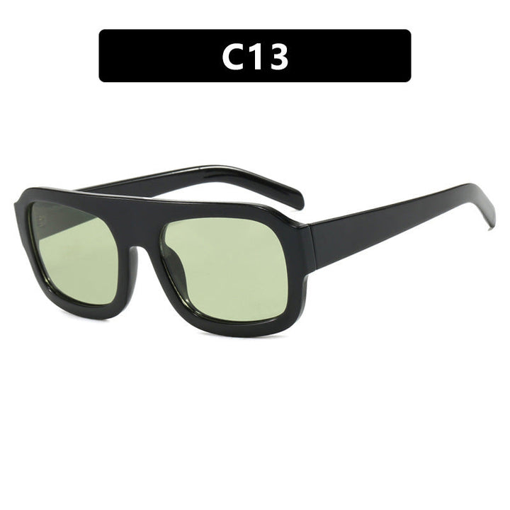 Women's oversized sunglasses with distinctive rectangular frame Kalsten