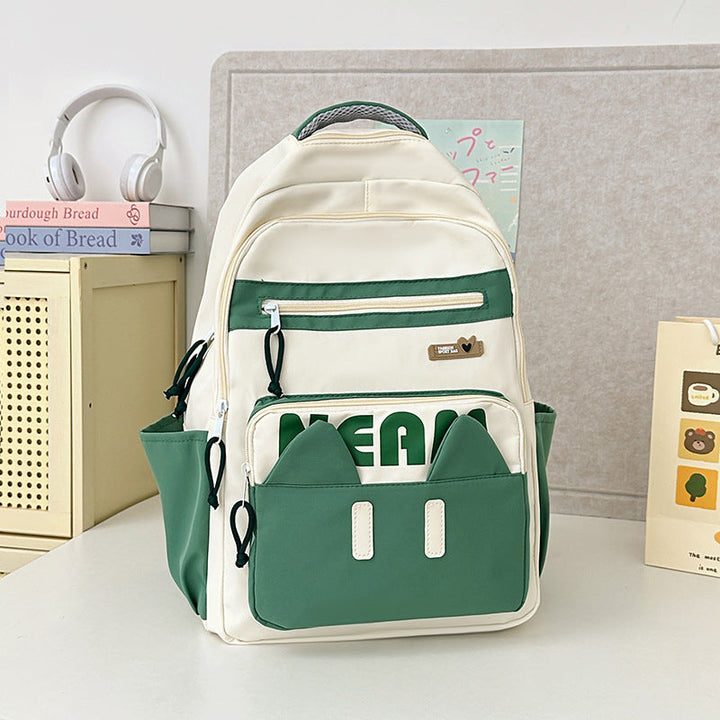 Cute Cat-Themed Backpack