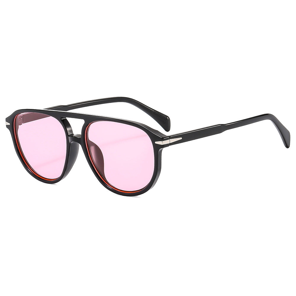 Ladies fashionable sunglasses with unique frame and high-protected lenses Kalsten
