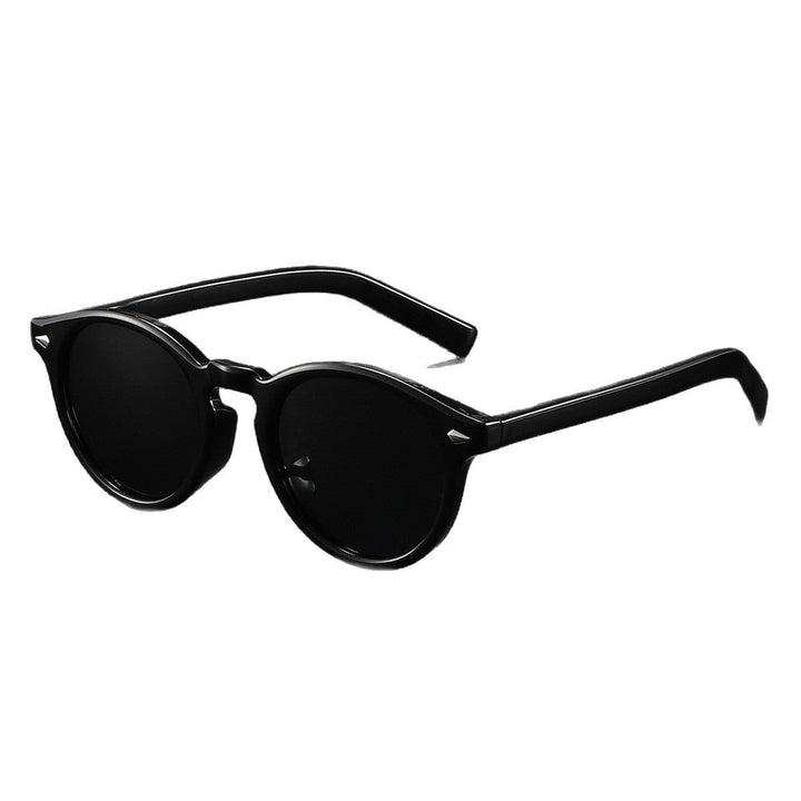 Ladies Round Sunglasses with Transparent Frame and Reflective Lenses Kalsten