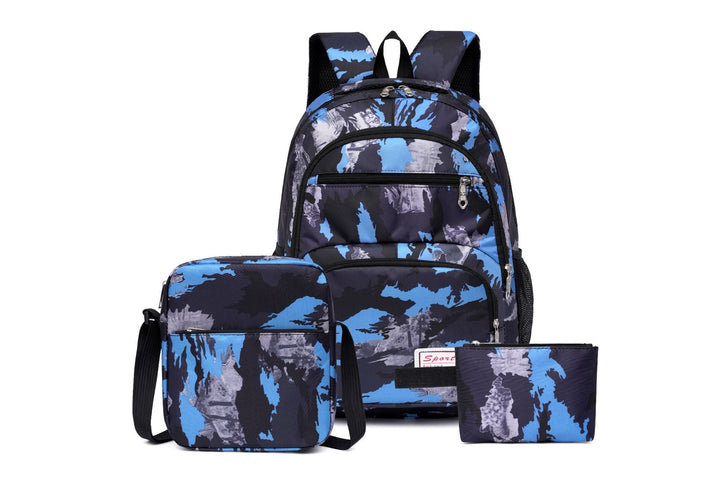 School backpack with multiple compartments and matching accessories Kalsten