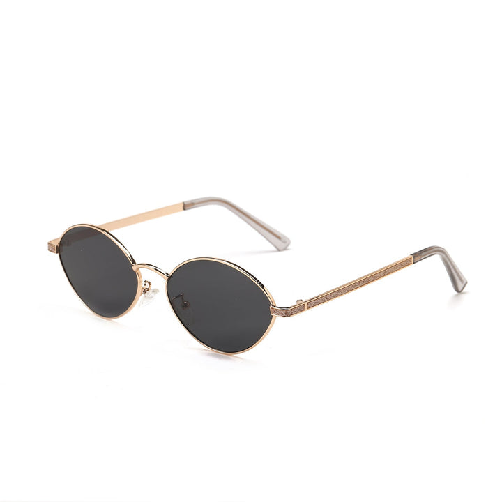 Women's fashionable round sunglasses with luxurious accents Kalsten