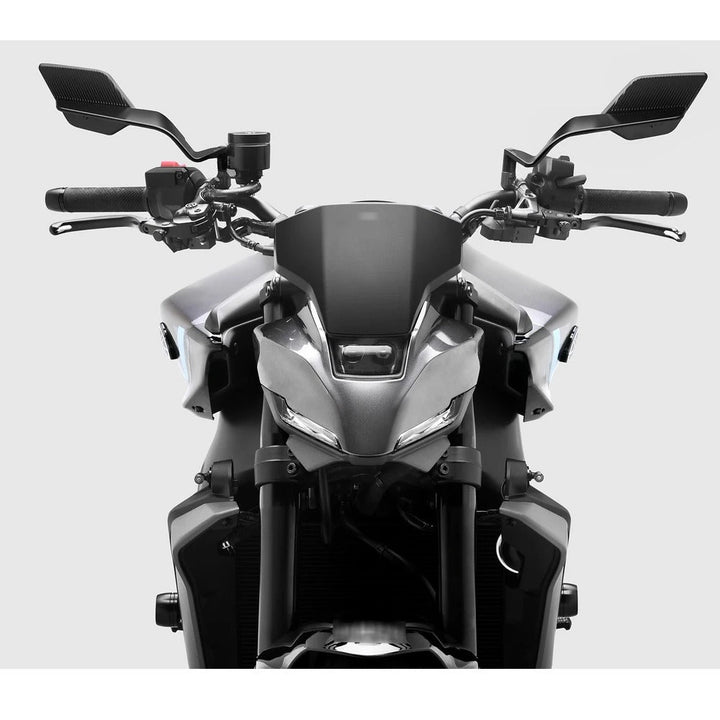 Motorcycle rearview mirror with modern, aerodynamic design Kalsten