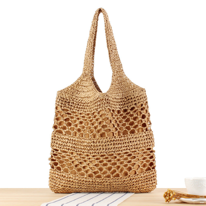 Shoulder Bag Made of Sustainable Rattan Weaving Kalsten
