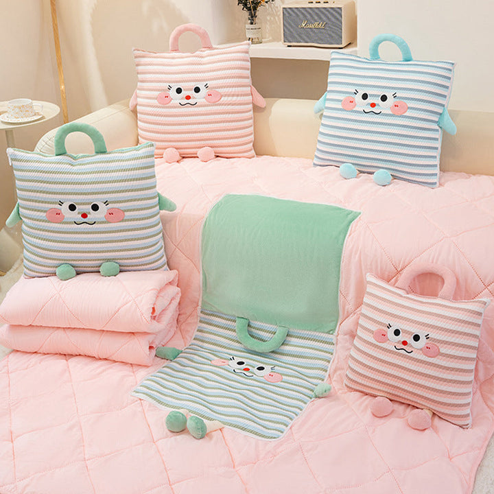 Cuddle pillow with lovable animal motif Kalsten