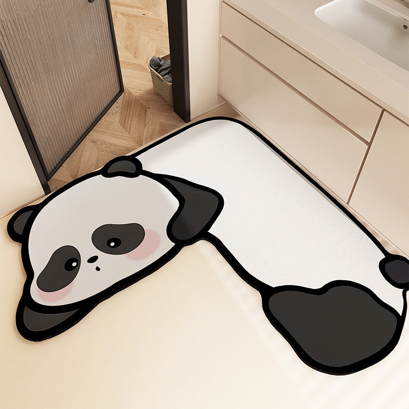Fun-Filled Cartoon-Themed Bath Mat Kalsten