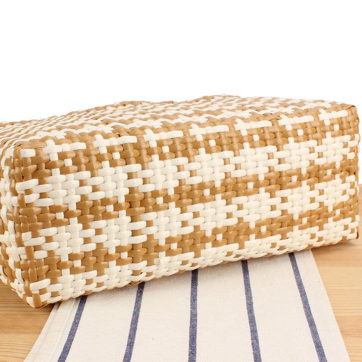 Braided Tote Bag with Stylish Patterns Kalsten