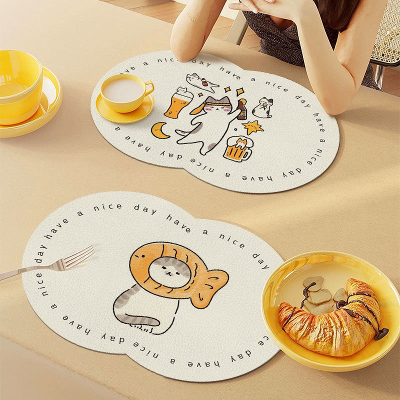 Cute Cartoon Pet-Themed Mat Kalsten
