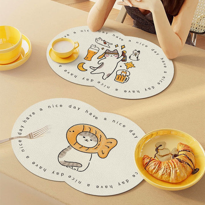 Cute Cartoon Pet-Themed Mat Kalsten