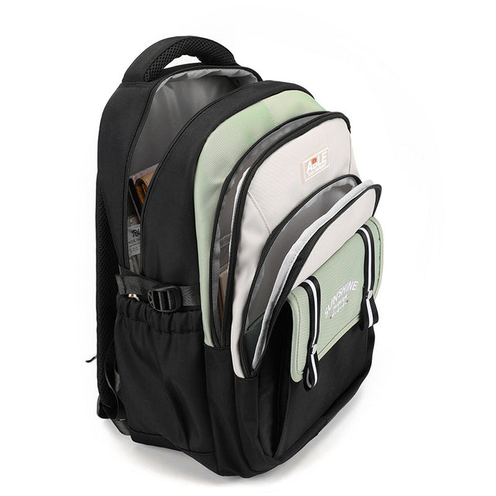 Stylish school backpack with functional compartments Kalsten