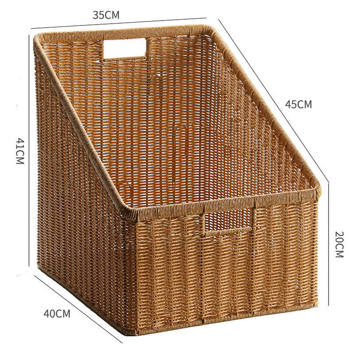 Unisex Spacious Storage Basket made of Woven Natural Material Kalsten