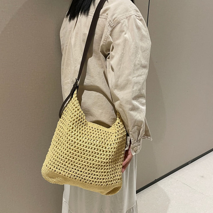 Trendy Macrame Basket Bag Kalsten