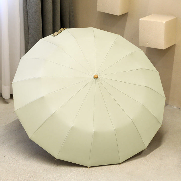 Women's Automatic Folding Umbrella with Ergonomic Handle and Wind-Resistant Technology Kalsten