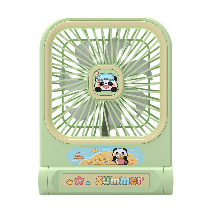 Women portable mini table fan in panda design Kalsten