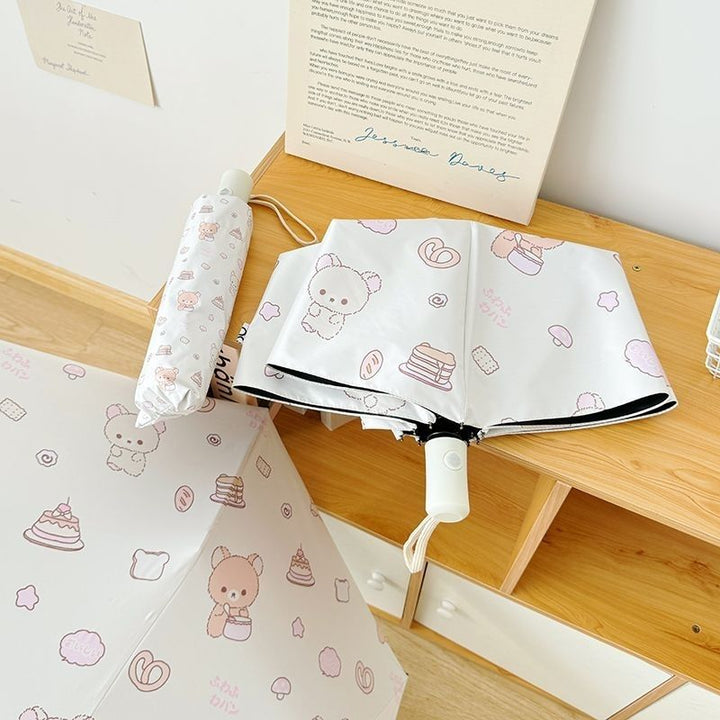 Women's foldable umbrella with playful animal motif Kalsten