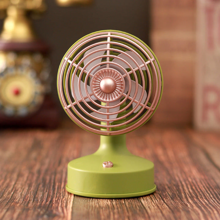 Unisex nan compact portable USB rechargeable mini desk fan with adjustable tilt Kalsten