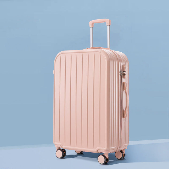 Unisex Stylish Ridged Hard-Shell Suitcase Kalsten
