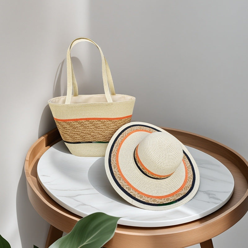 Beach bag and sun hat Kalsten