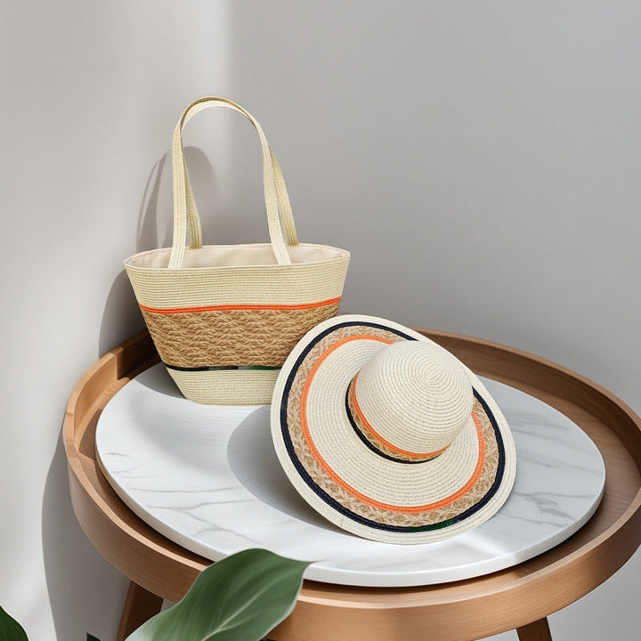 Beach bag and sun hat Kalsten