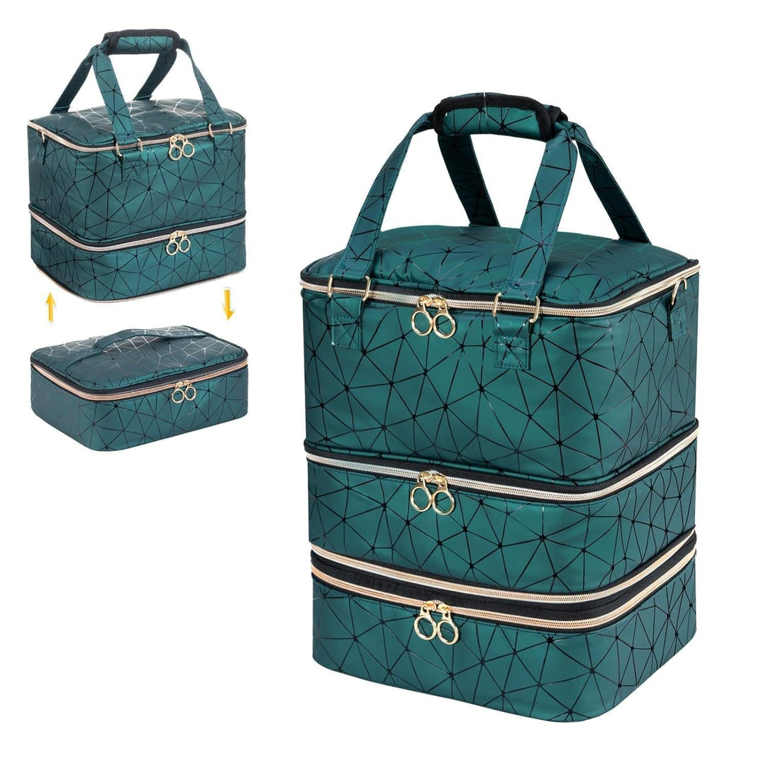 Cosmetic storage bag with multiple compartments Kalsten