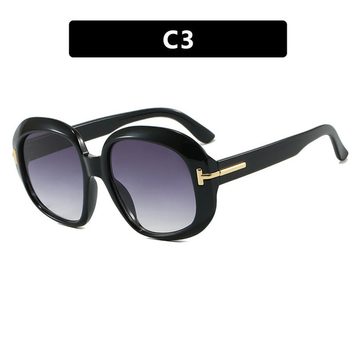 Women's oversized sunglasses with elegant frame structure and UV protection Kalsten