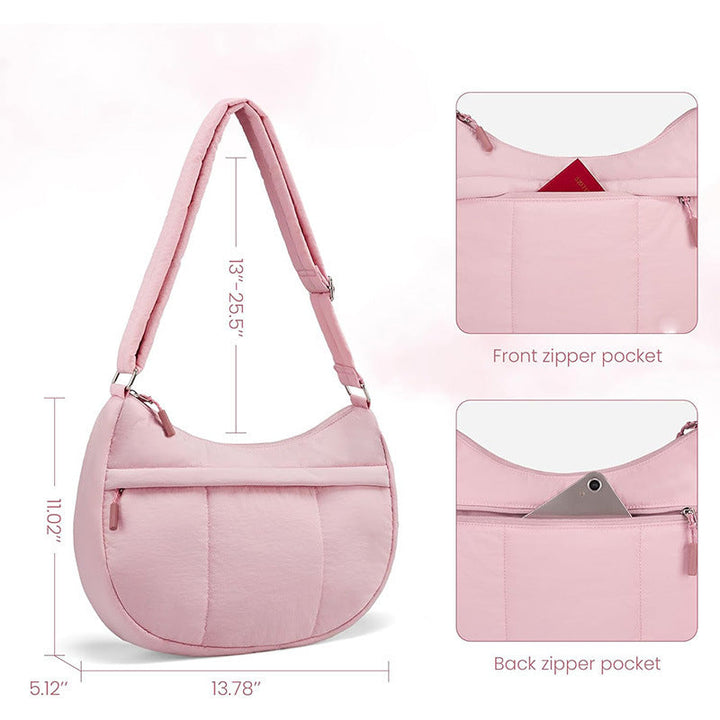 Stylish shoulder bag with padded carrying strap and versatile compartments Kalsten