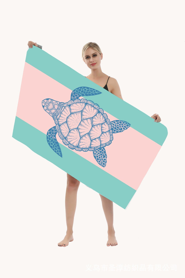 Beach towel with creative dolphin design Kalsten