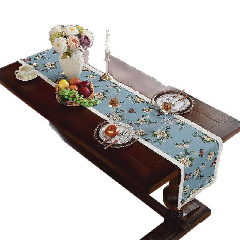 Elegant Floral Decorative Table Runner