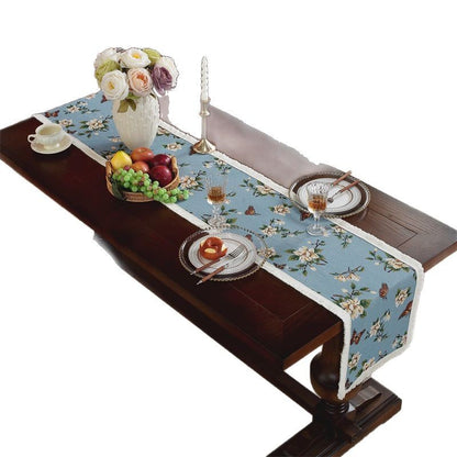 Elegant Floral Decorative Table Runner