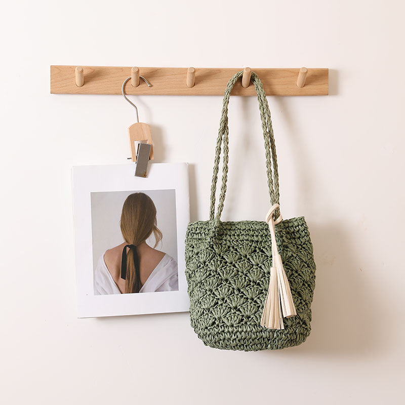 Hand-knotted macrame shoulder bag Kalsten