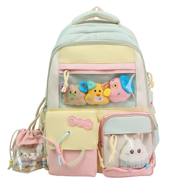 Cute Animal-Themed Multi-Pocket School Backpack Kalsten