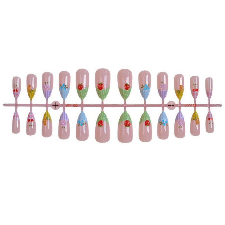 Fruit-Inspired Artistic Press-On Nail Set Kalsten