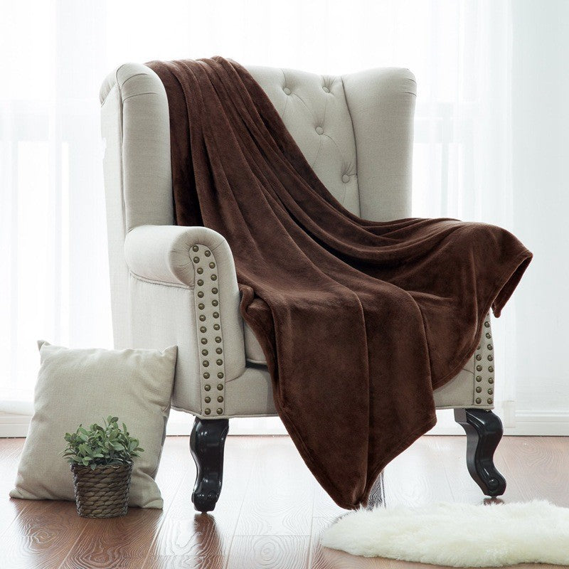 Women luxurious and cozy microfiber blanket Kalsten