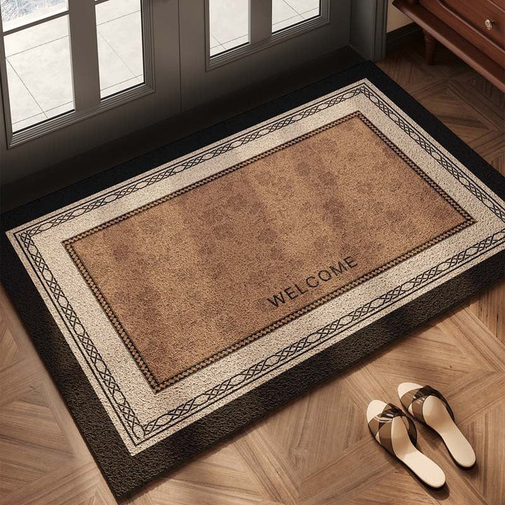 Checkerboard Pattern Welcome Mat Kalsten