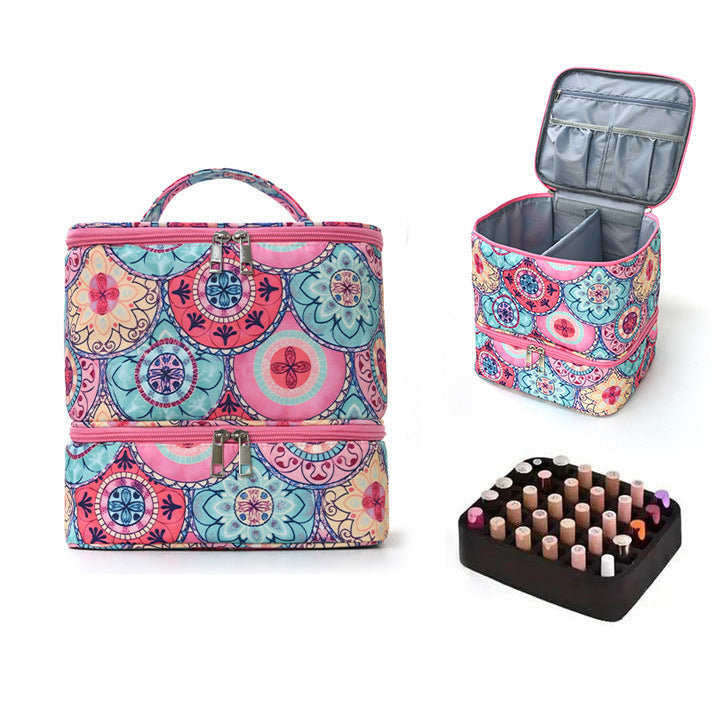 Cosmetic organizer with multiple compartments Kalsten