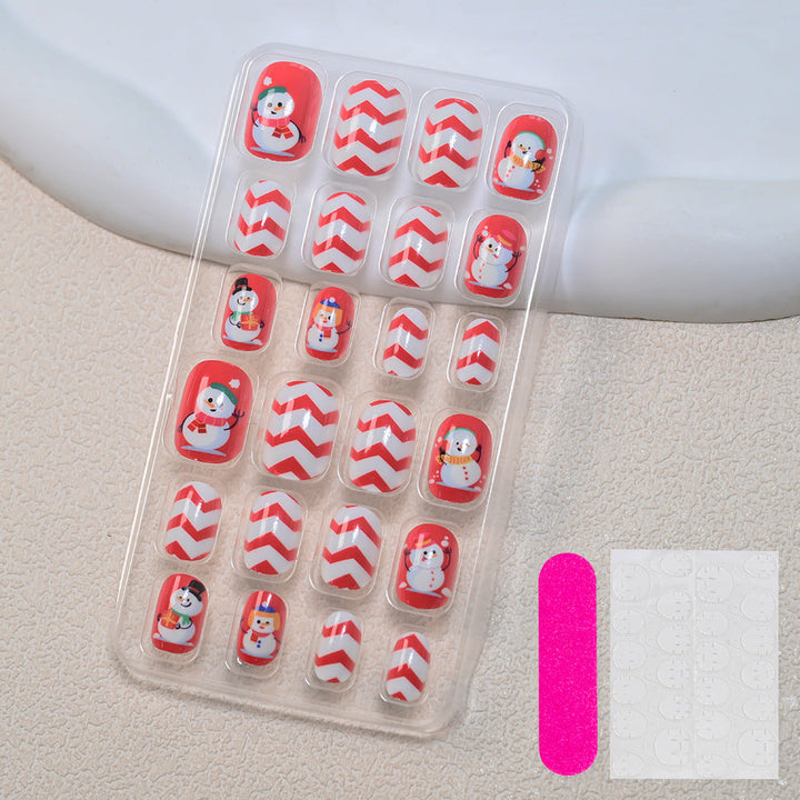 Themed Summer Beach Nail Art Press-On Nails Kalsten