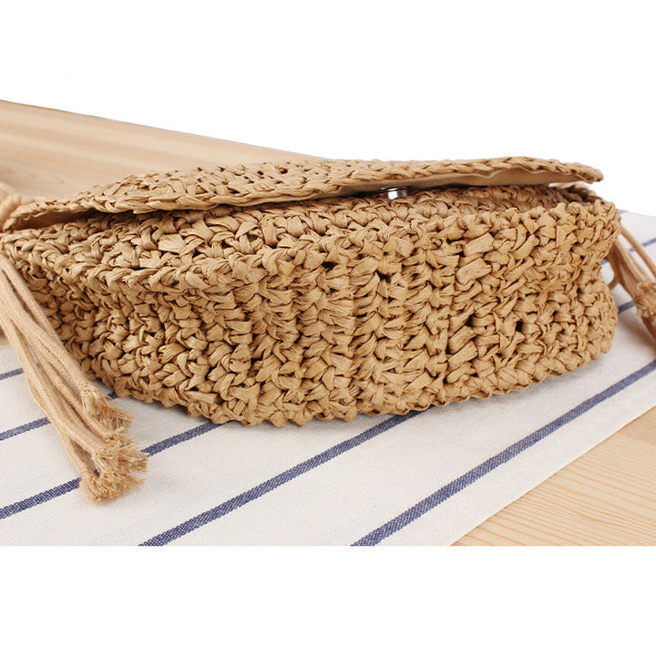 Braided Shoulder Bag in Creative Macrame Design Kalsten