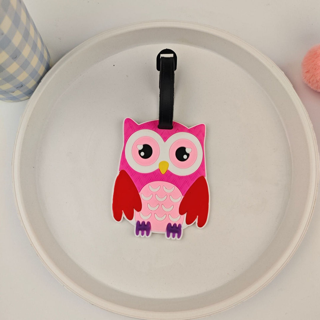 Unisex suitcase tag in owl design Kalsten