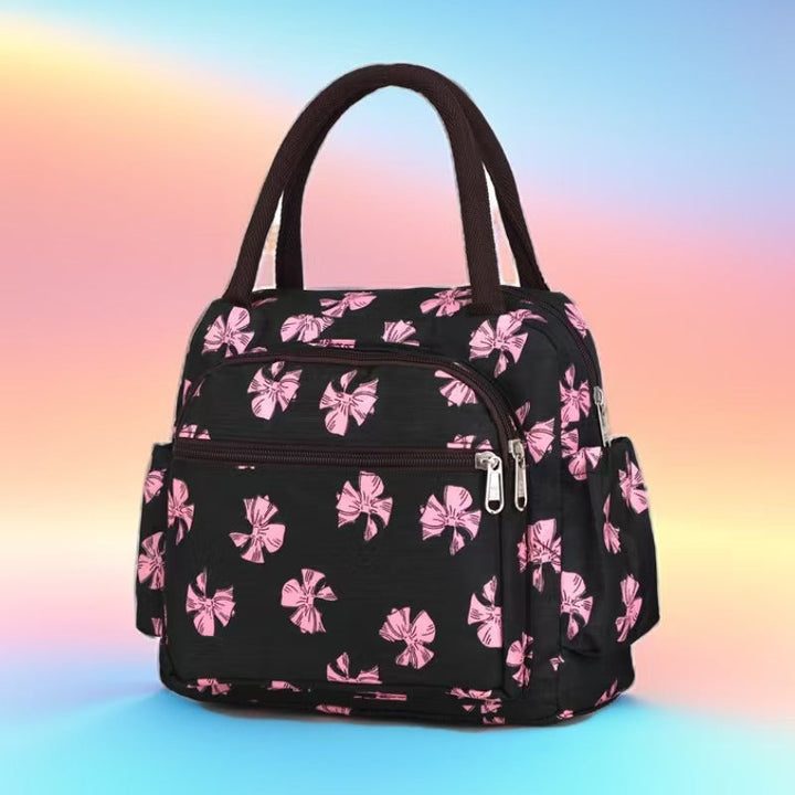 Insulated Cat Print Lunch Cooler Bag Kalsten